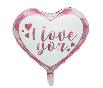 FOIL BALLOON HEART LOVE 18"